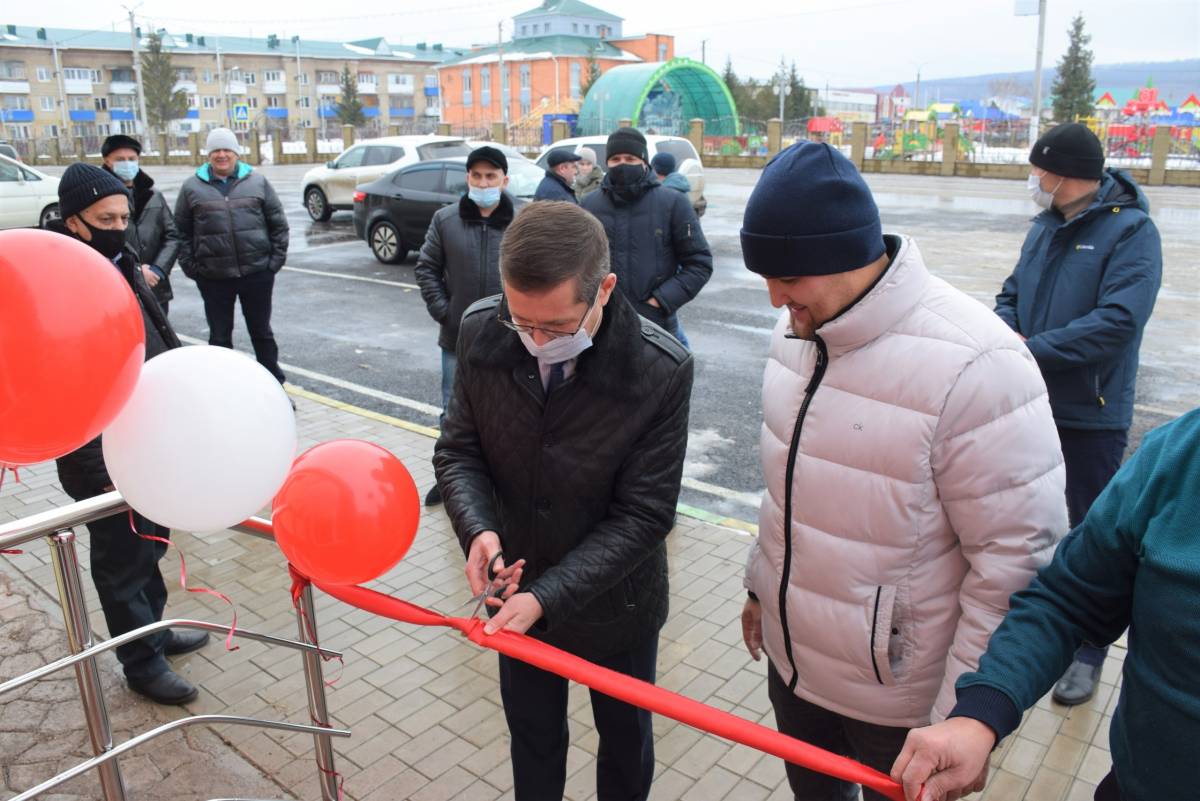 В Кугарчинском районе завершилось благоустройство общественной территории