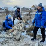 В Оршанке активисты Партии заготовили дрова одинокой пенсионерке – инвалиду с детства