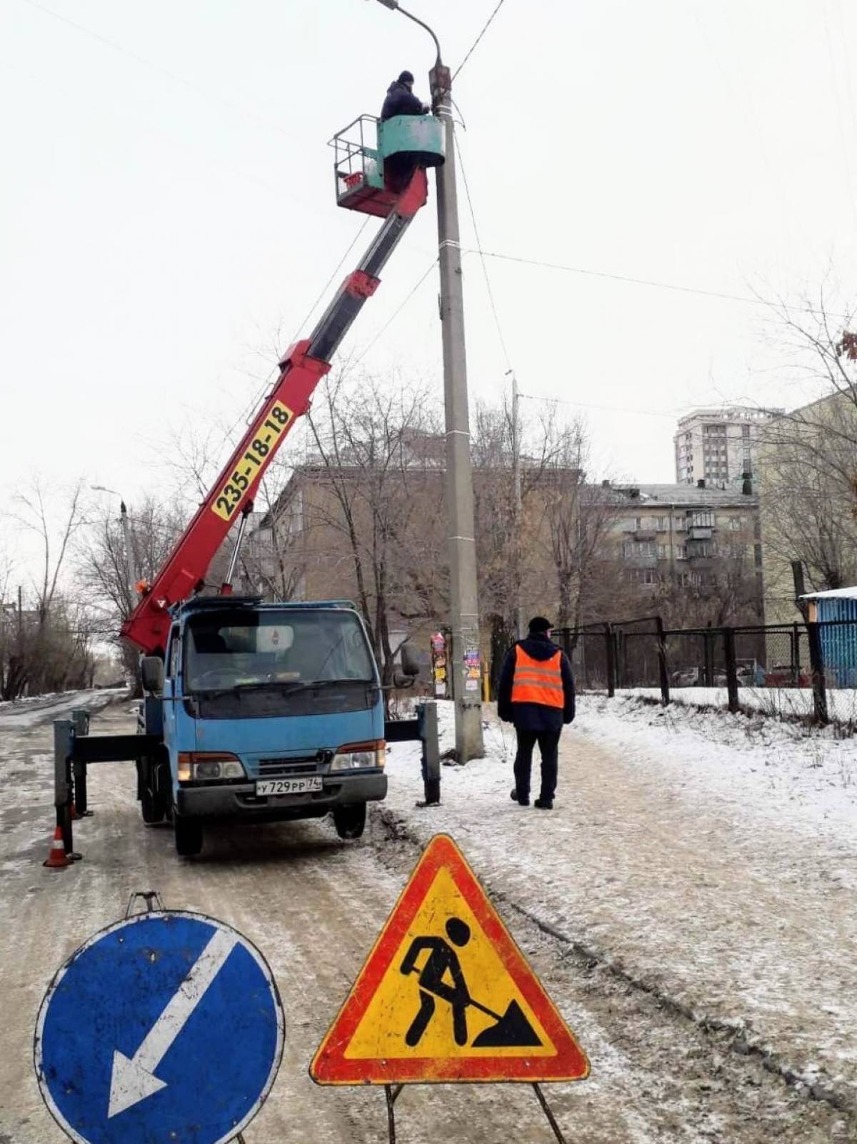 В Советском районе появится новое наружное освещение