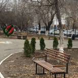 Во дворе школы №25 Оренбурга появилась новая зона отдыха