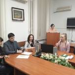 Юлия Литневская и Михаил Данилов поделились со студентами СГУ опытом публичной защиты исследовательских работ