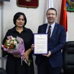 «Лесозаводский промкомбинат-пошив» получил почетную награду от Председателя партии
