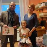 Александр Мажуга исполнил желание маленькой Лизы из Северо-Западного округа Москвы