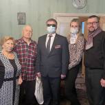Депутат Мособлдумы Владимир Вшивцев поздравил ветеранов Великой Отечественной войны с наступающим Новым годом
