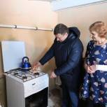 Дом матери мобилизованного из Становлянского района газифицирован