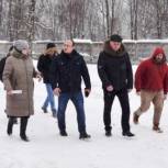 Олег Гаджиев проверил качество уборки дворов и дорог от снега в Сергиевом Посаде