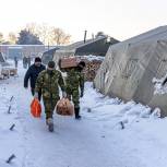 Алексей Вихарев доставил помощь мобилизованным в Елань