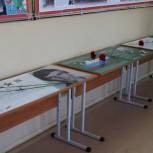 В школе Осинского округа торжественно открыли три «Парты Героя»