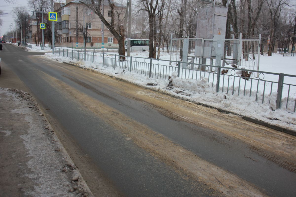 Партийный десант проконтролировал качество уборки снега в Ульяновске