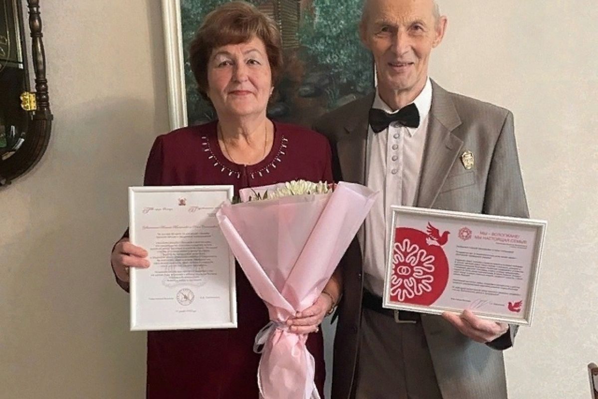 Вологодская супружеская пара Полянских отметила золотой юбилей свадьбы