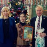 Николай Макариков поздравил школьников Рыбновского района с наступающий Новым годом
