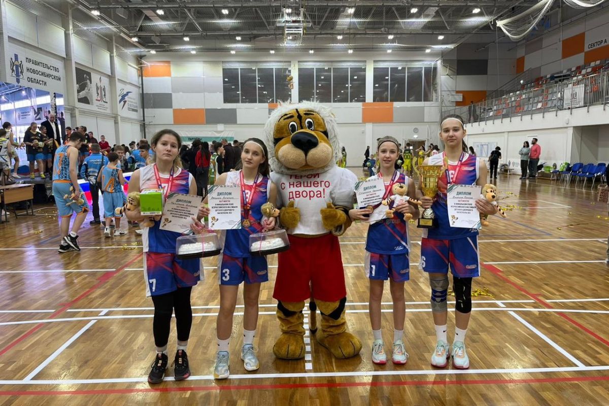 Спортсменки из Ливен стали победителями Всероссийского фестиваля детского баскетбола