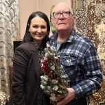 Татьяна Буцкая поздравила с днем рождения ветерана Великой Отечественной войны
