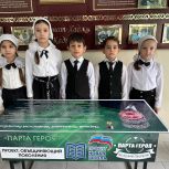 При содействии «Единой России» в чеченских школах открыли новые «Парты Героя»