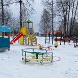 Детская площадка в д. Игумновская готова