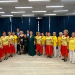 Коллектив «Помню, я еще молодушкой была» выступил перед серебряными волонтерами Москвы