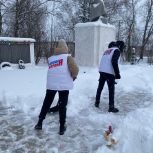 «Молодая Гвардия Единой России» запустила акцию «Снежный десант» в Костромской области