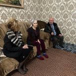Асият Алиева посетила семьи участников СВО, проживающих в Дербентском районе