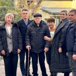 В Симферопольском районе провели ежегодную партийную акцию «С Новым Годом, ветеран!»
