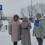 В Большом Игнатове партийцы оценили безопасность дорожного движения вблизи школы и детского сада