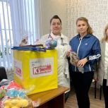 Маленьким пациентам Токарёвской ЦРБ передали подарки в рамках акции «Коробка храбрости»