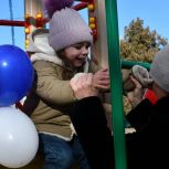 В селах Красногвардейского района по Народной программе открыли две детские игровые площадки