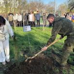 «Единая Россия» открыла в Севастополе Аллею Памяти в честь Героев СВО