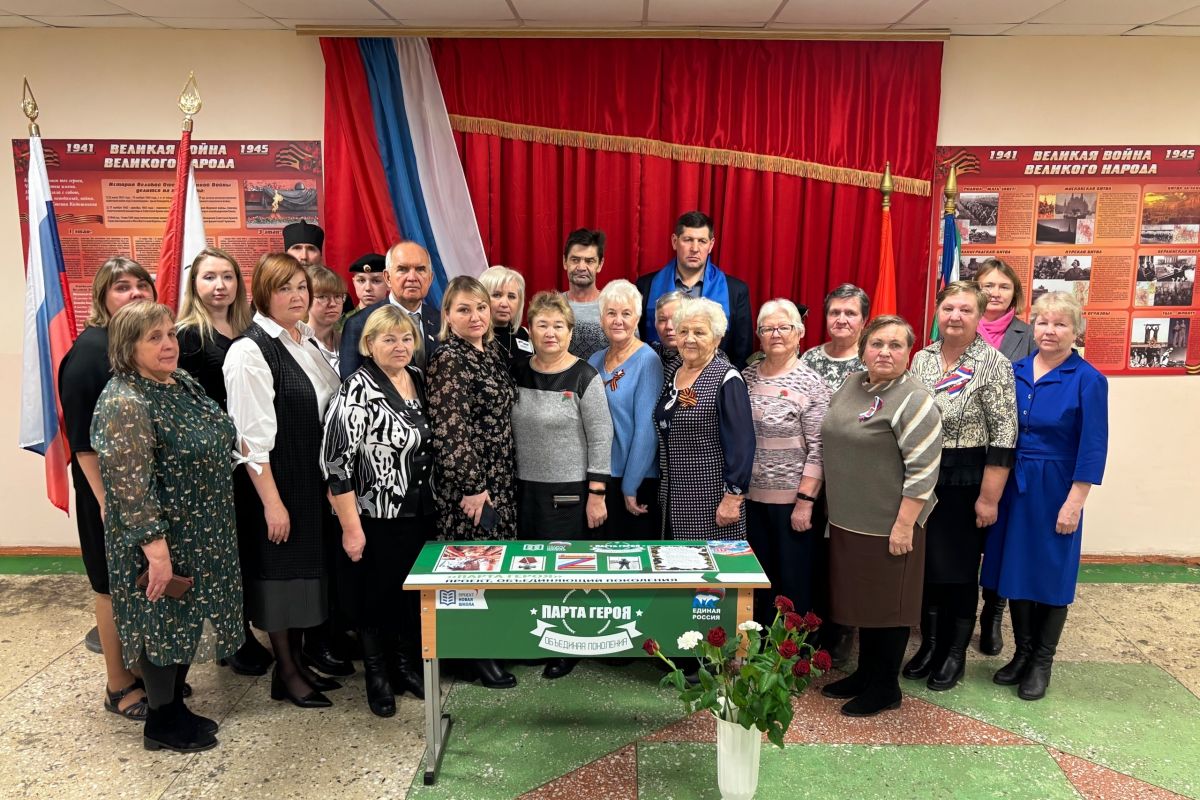 В Килемарской школе открыта «Парта Героя» в память о Максиме Пушкарёве