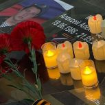 По инициативе «Единой России» в Локне Псковской области установили мемориальную доску и Парту Героя