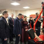 «Единая Россия» открыла первый в Курской области адаптивный тренажёрный зал «Новая высота»
