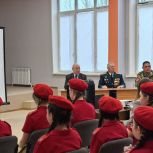 В селе Большая Черниговка Самарской области при поддержке «Единой России» прошёл урок мужества с Героем России