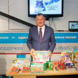 Владимир Невоструев и Елена Дербилова приняли участие в благотворительной акции «Коробка храбрости»