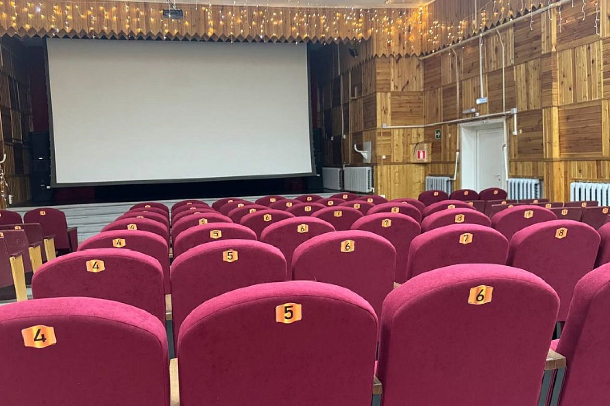 В селе Благовещенское Вельского района открылся кинотеатр «Остров»