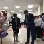 При участии «Единой России» состоялось открытие обновлённой школы в Песчанокопском районе