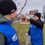Молодогвардейцы Верхнего Уфалея позаботились о зимующих птицах