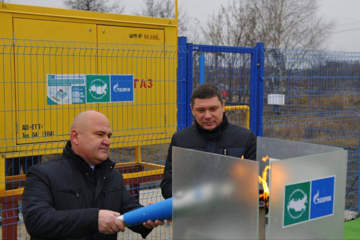 В Тамбовской области газифицировали поселок Тихий Угол