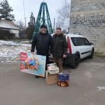 Партиец собрал новогодние подарки детям из Донецкой народной республики