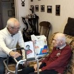 Евгений Герасимов поздравил с Новым годом участника Великой Отечественной войны