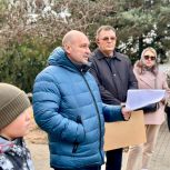Обсудили благоустройство территории на улице Шевченко