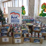 Более 500 новогодних подарков передали юным пациентам детской областной больницы