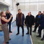 Депутаты Казачинско-Пировского Совета проверили ремонт спортивного центра  «Пировский»
