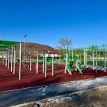 «Умная» спортплощадка и игровой комплекс открылись в селе Рудная Пристань