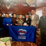 В Менделеевском районе единороссы поздравили земляка – участника ВОВ