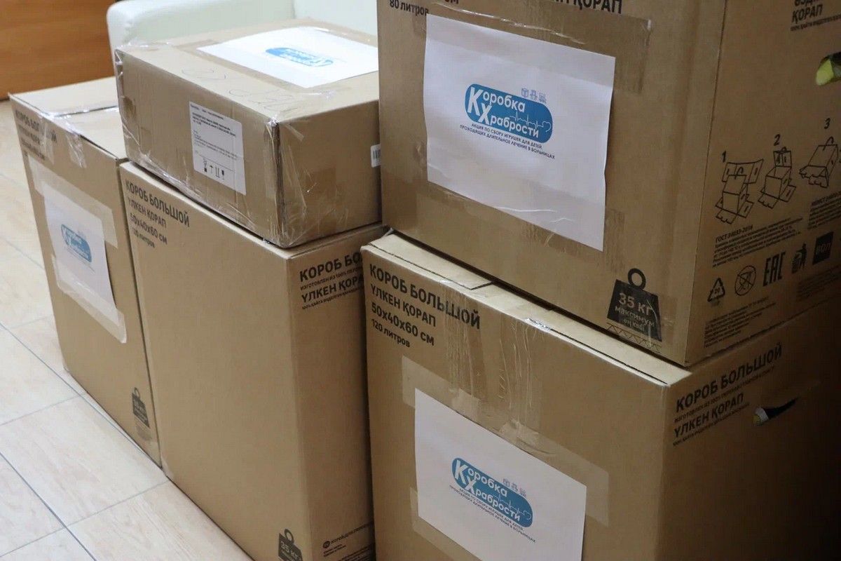 «Единая Россия» отправила пять Коробок храбрости в Ивано-Матрёнинскую детскую клиническую больницу