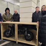 Внедорожный мотоцикл передадут бойцам СВО