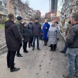 Сергей Еремин провел осмотрел ход работ по благоустройству объектов с жителями №3 округа