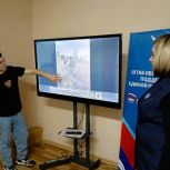 «Единая Россия» провела урок мужества с участием бойца СВО в Октябрьском районе ХМАО