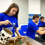 Черноярские молодогвардейцы поддержали участников СВО