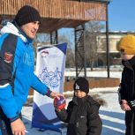 «Единая Россия» организовала зарядку с чемпионом для жителей Воздвиженки Приморского края