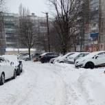 В Курске проходят мониторинги уборки снега на территории многоквартирных домов